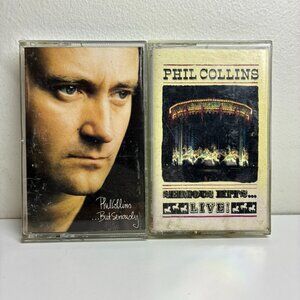 PHIL COLLINS But Seriously &  Serious Hits Live! Cassette Tapes 90's vintage